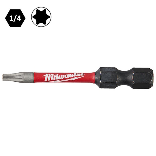 Milwaukee Inserti Bits per Viti TORX da MM50 Attacco 1/4"